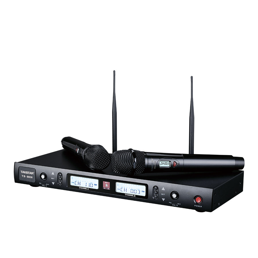 Takstar TS-8808 | UHF Wireless Handheld Dual Microphone System