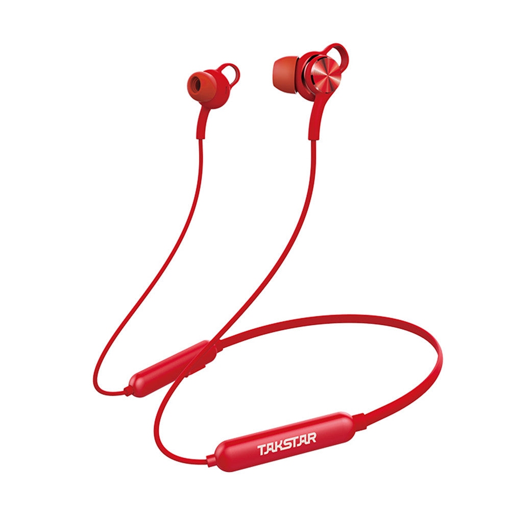 Takstar AW1 Bluetooth Sports Earphone red color