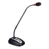 Takstar MS-208W Wireless VHF Gooseneck Conference Microphone transmitter is black color and has one talk button 