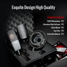 Takstar TAK55 Professional Studio Large Diaphragm Condenser Microphone product content: one TAK55 microphone, one aluminum suitcase, one shock mount and one instruction manual