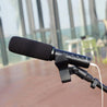takstar ph200 cell phone condenser microphone on a mic stand