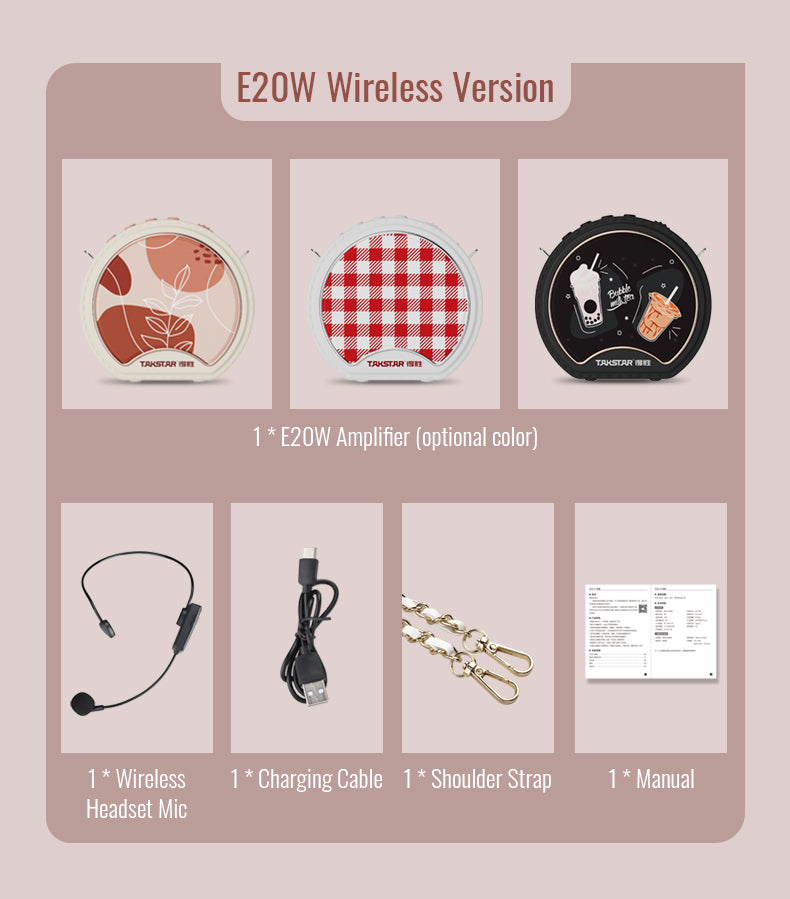 TAKSTAR E20W Wireless Voice Amplifier