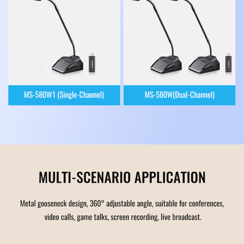 TAKSTAR MS-580W1 Wireless Conference Microphone