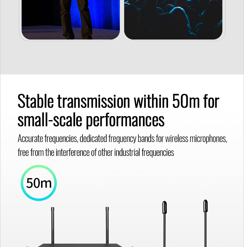 TAKSTAR X3PP UHF Wireless Microphone 640-690MHz