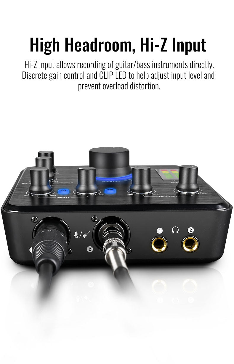 Takstar MX630 OTG USB Professional Microphone Mixer Digital Audio Interface Podcast Sound Card Rechargeable Podcaster for Phone PC