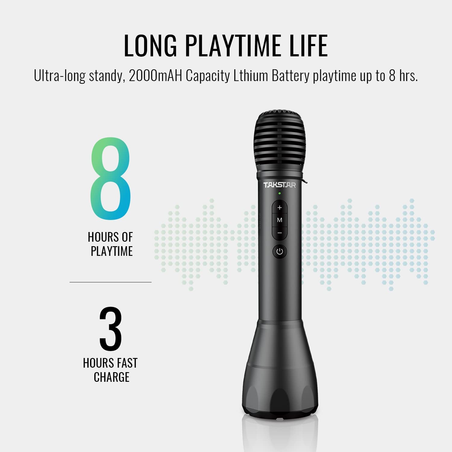 DA10 | Bluetooth Karaoke Speaker Microphone