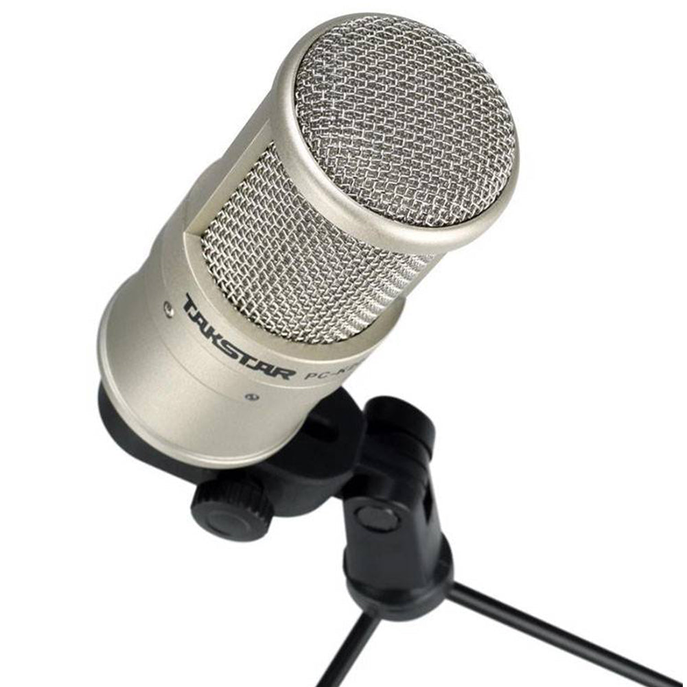 Takstar PC-K200 XLR Condenser Microphone champagne color