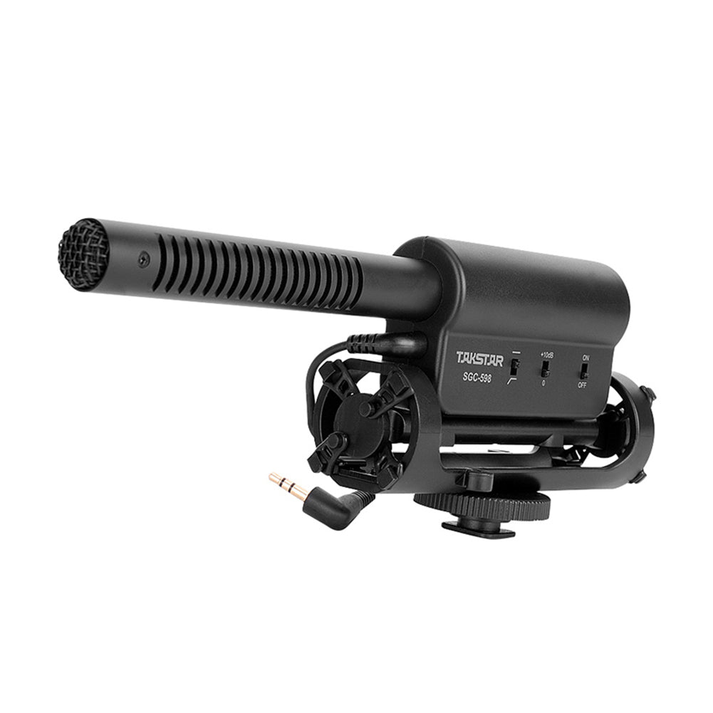 Takstar SGC-598 | Shotgun Camera Microphone External Battery Power ...