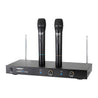 Takstar TS6700HH VHF Wireless Dual Microphone System has one transmitter and two handheld mics