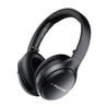 Takstar ML850 Wireless Stereo Headphpne black front view with CE, make in china logo