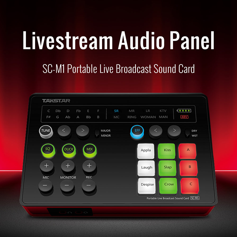 Takstar SC-M1 Portable Livestream Audio Panel