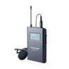 Takstar SGC-100W UHF Wireless Camera Microphone System Transmitter connected with one omnidirectional lavalier microphone