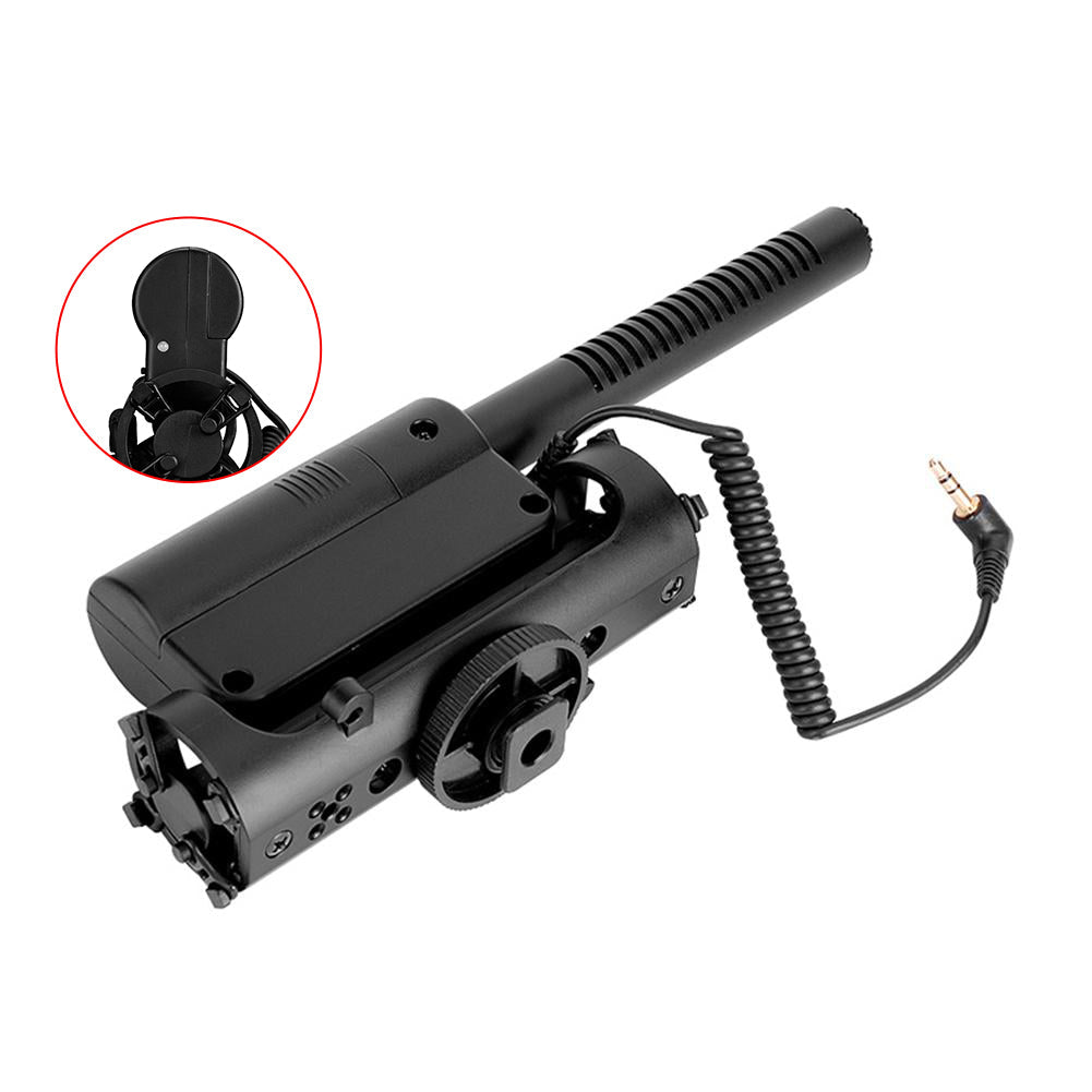 Takstar SGC-598 Shotgun Camera Video Microphone with 3.5mm stereo plug and led working light indicator