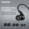 Takstar TS-2260 In-ear Monitor Headphone supplied with 3 sizes eartips for comfortable long time wearing
