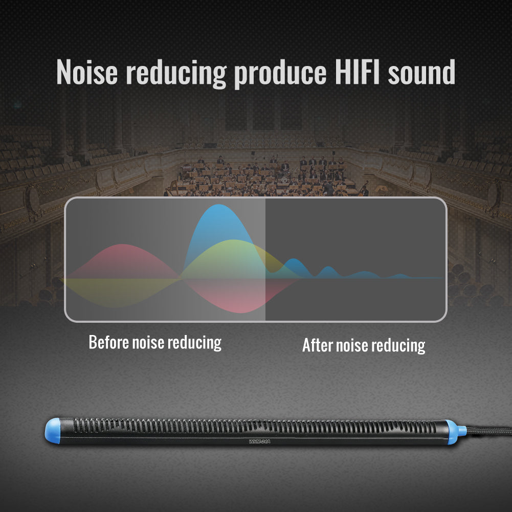 Takstar WHM-24A Wireless Harmonica Microphone noise reducing to provide a hifi sound