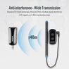Takstar WHM-24A Wireless Harmonica Microphone has a wide transmission range up to 40 meters