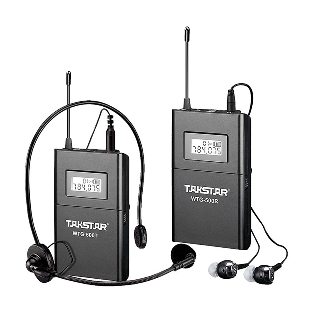 Takstar WTG-500 UHF Wireless Tour Guide Microphone System