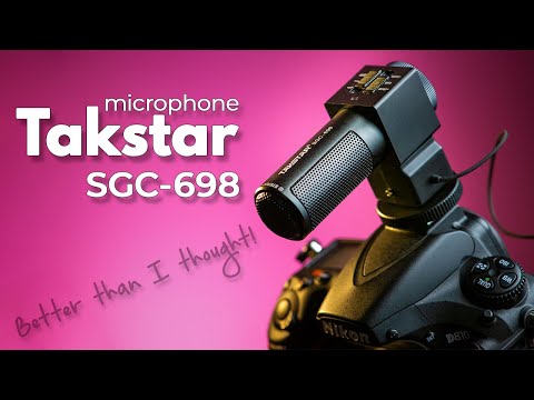 Takstar SGC-698 Stereo Camera Microphone Review Video